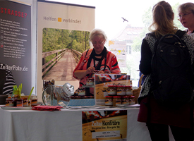 Informationsstand des F&ouml;rdervereins Beratung und Leben eV